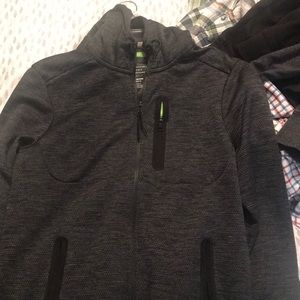 Men’s American Eagle gray zip up hoodie